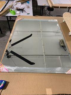 Belgium mirror with beveled edges (custom made)