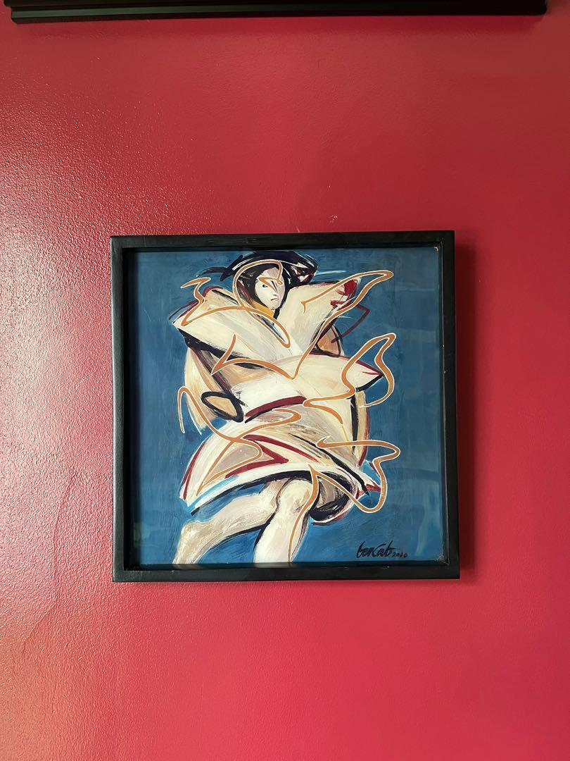 Bencab wood laminated painting (Category: Art & Prints) located in Manila. Submitted by rouge_and_orange (Listing ID 1119964050, Image 2). Description: No COA Bought it 4 years ago from Rustans Bencab/ Rustans collaboration .