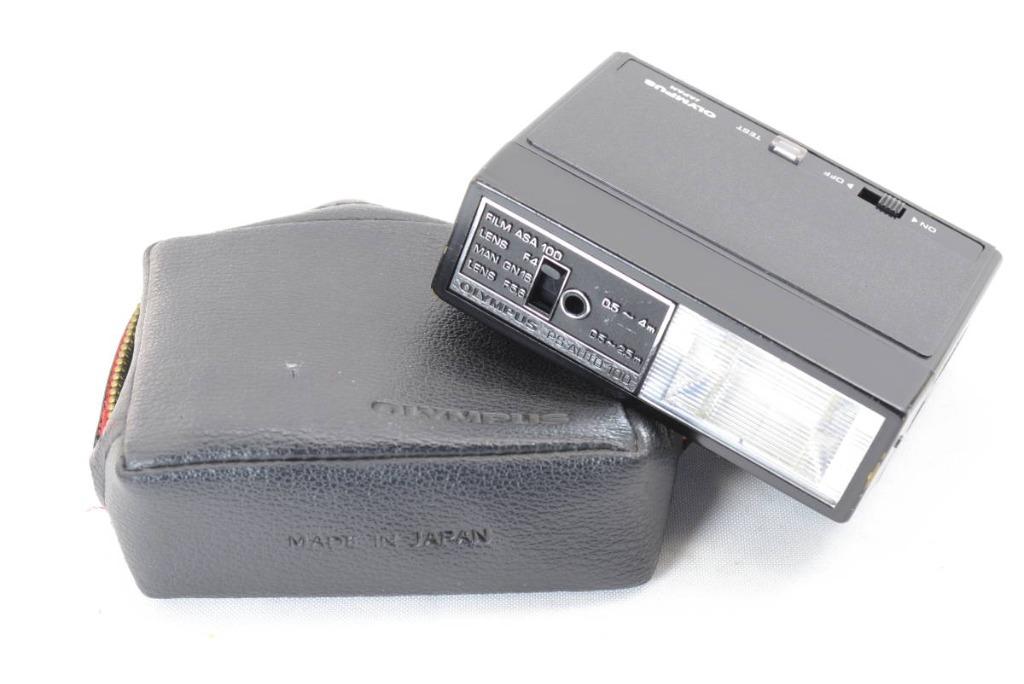 Bmc] Olympus Ps Auto 100 Speedlight Flash Strobe For Film Camera (Used),  Photography, Photography Accessories, Flashes On Carousell