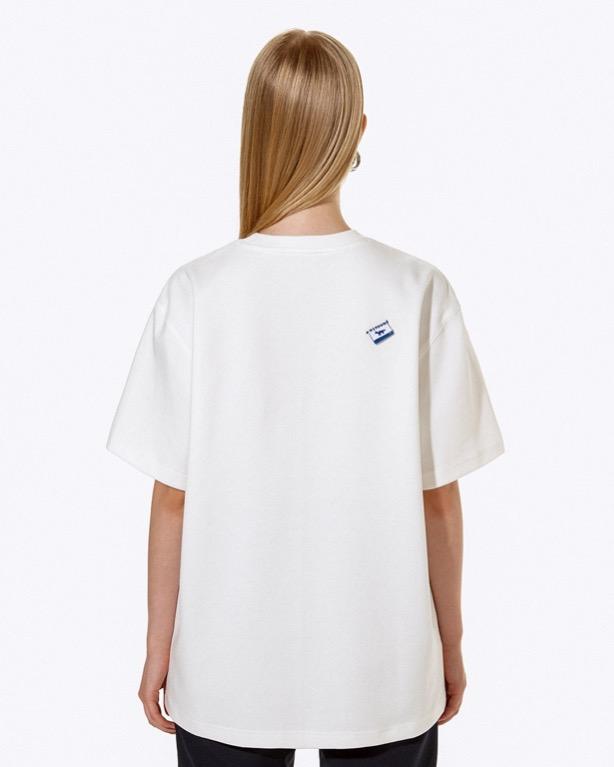 [BNWT] Maison Kitsune x Ader Error Tetris Fox T-Shirt Off White