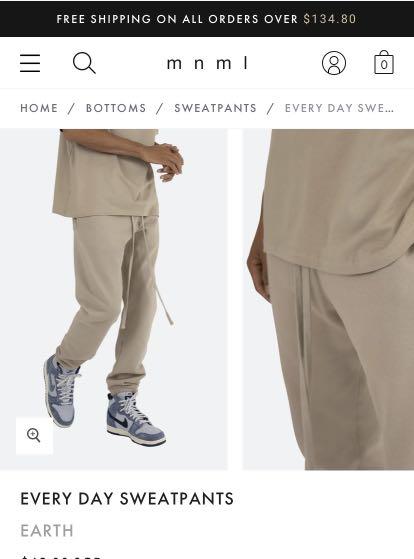 Mnml sweatpants brand new, Men's Fashion, Bottoms, Joggers on