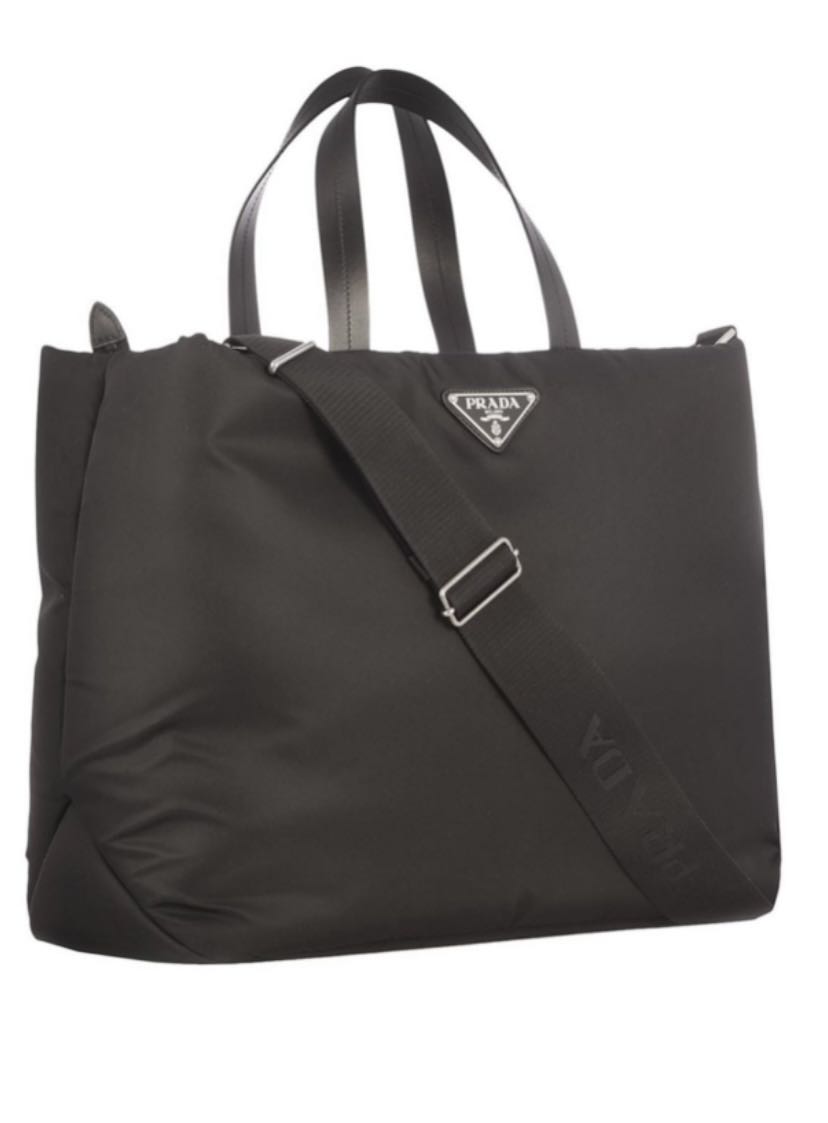 Prada medium best sale padded nylon tote