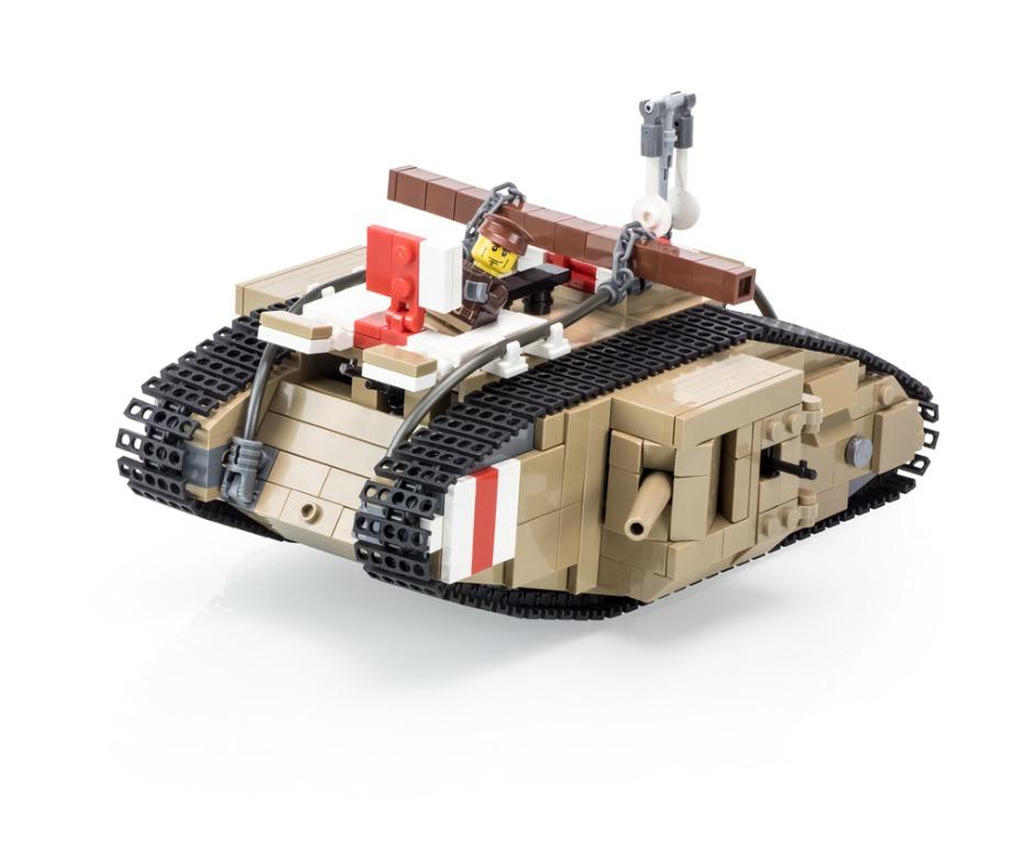 Brickmania Lego Ww1 Mark V Brickmania Lego WW1 FT Renault Tank