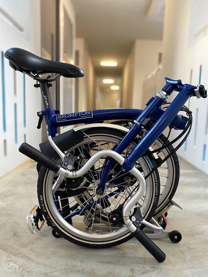 Brompton cobalt blue top