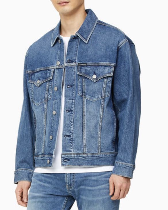 Calvin Klein jeans Denim Jacket, Men's Fashion, Coats, Jackets and  Outerwear on Carousell