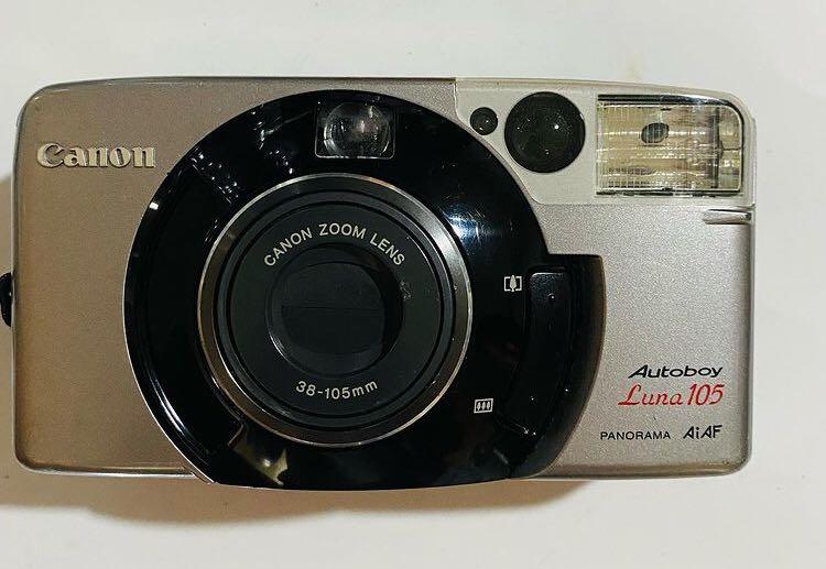 Canon autoboy luna 105 (Category: Cameras) located in Quezon City. Submitted by megcco (Listing ID 1119980437, Image 1). Description: All settings are working Clean viewfinder and lens Dummy film tested Powered by cr123a battery Cosmetics 9/10 #filmcamera #canonautoboy.