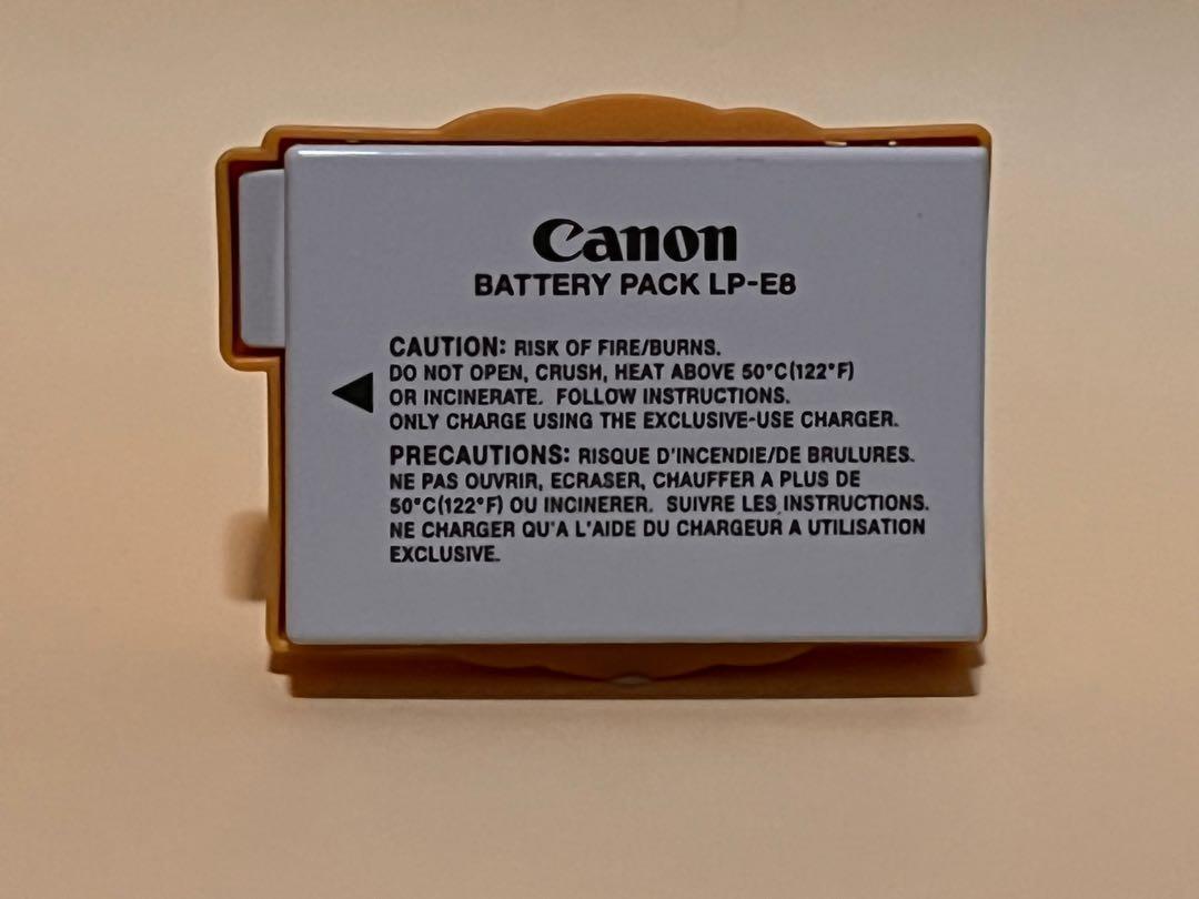 Canon battery pack LPE8, 攝影器材, 攝影配件, 電池及充電器 Carousell