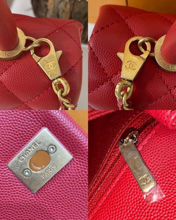 Chanel Coco Handle Small 19P Red Caviar Ghw Series 27/2019, Luxury, Bags &  Wallets on Carousell