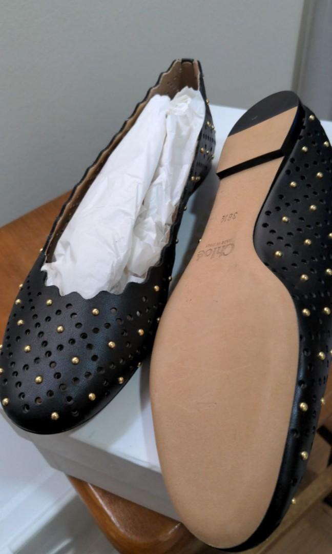 Chloe deals studded flats
