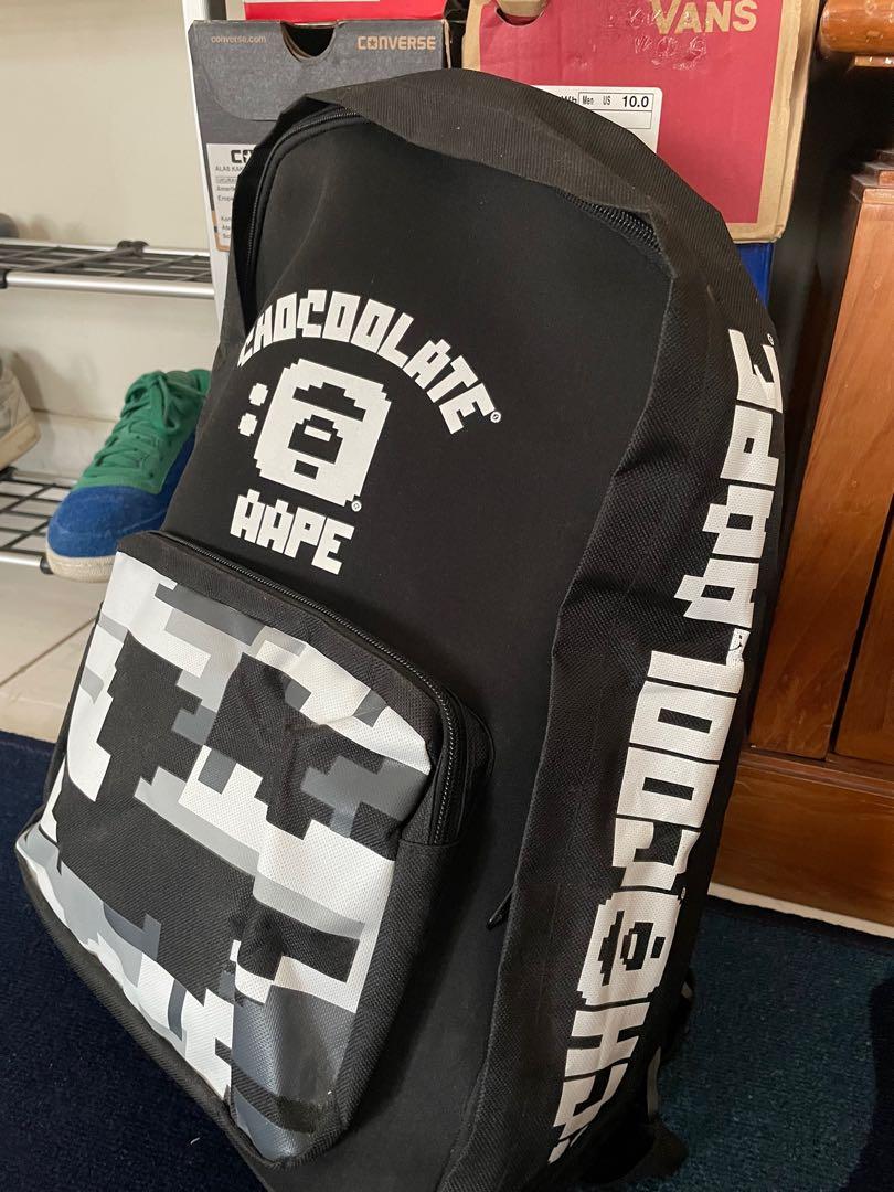 aape x chocolate backpack