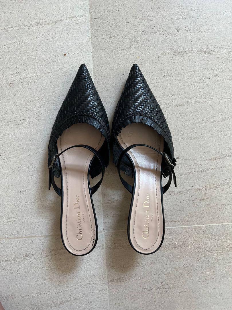 Christian dior kitten heels top
