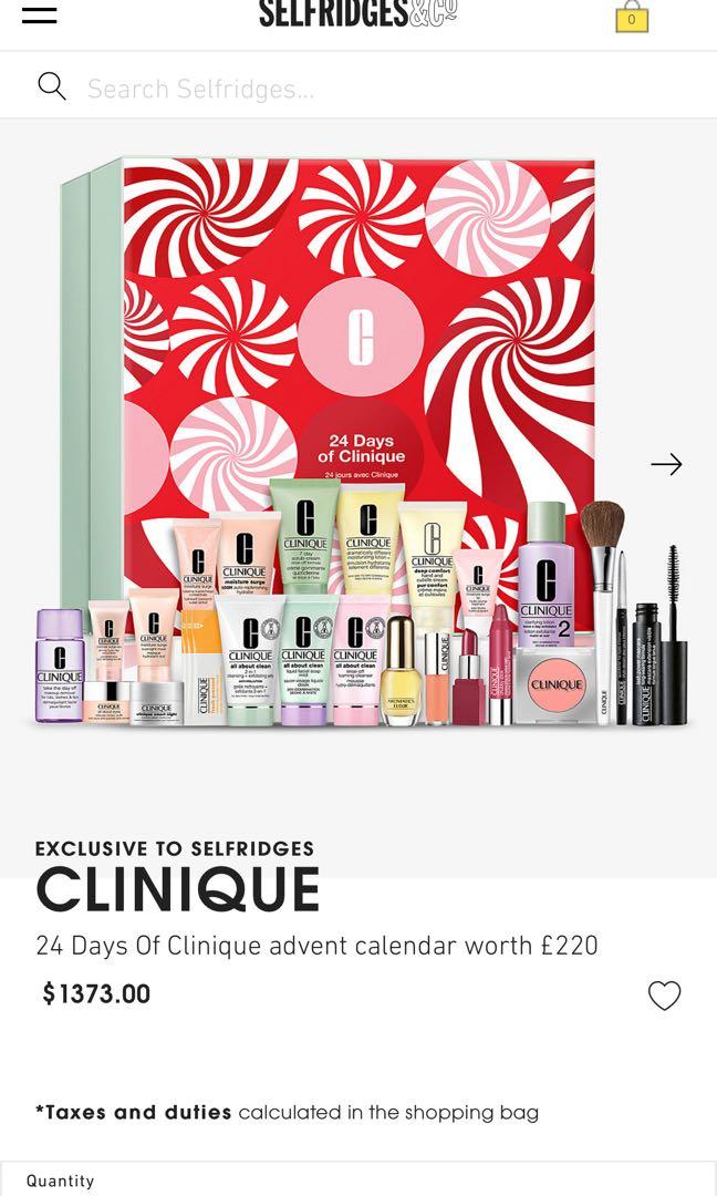 CLINIQUE 24 Days Of Clinique advent calendar 聖誕日曆, 美容＆化妝品, 健康及美容 皮膚護理