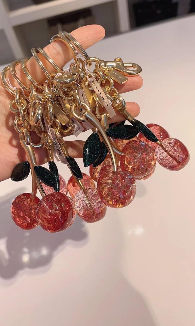 Coach Cherry Keychain, Women's Fashion, Jewelry & Organisers, Body Jewelry on Carousell