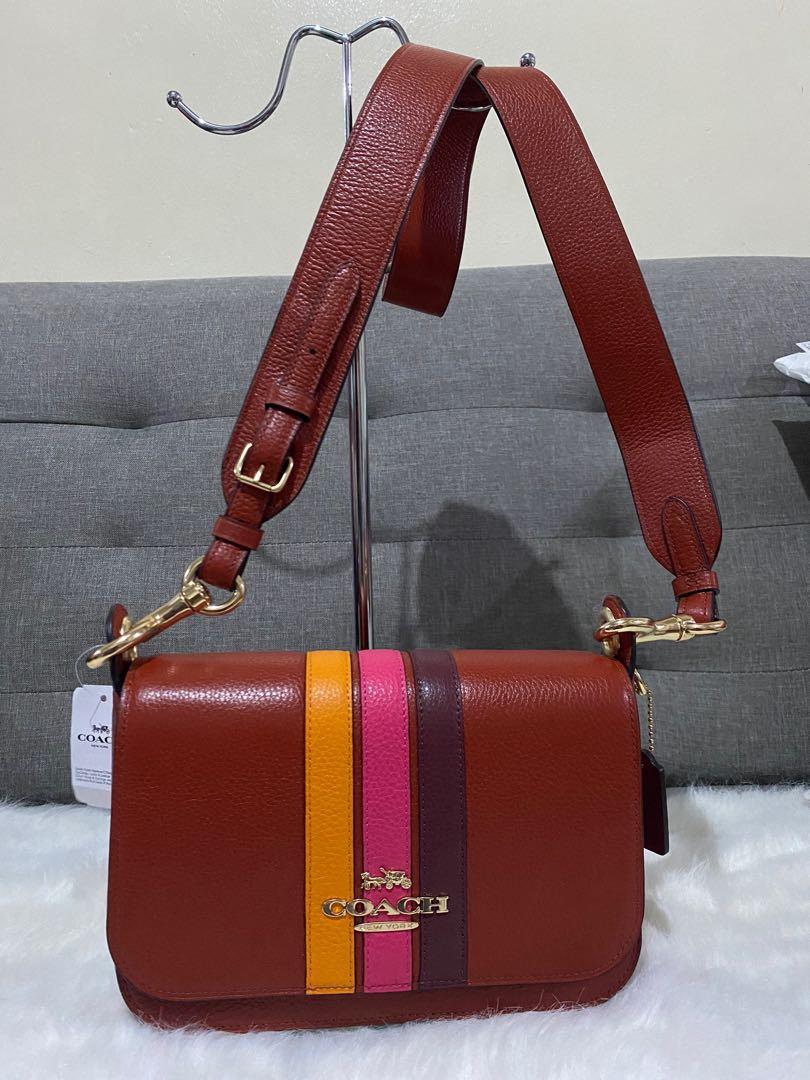 Jes tote with varsity stripe outlet