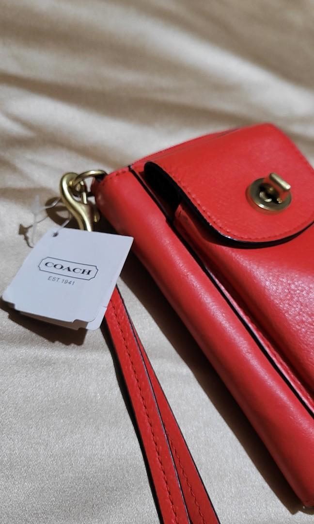 Coach wallet store cell phone holder