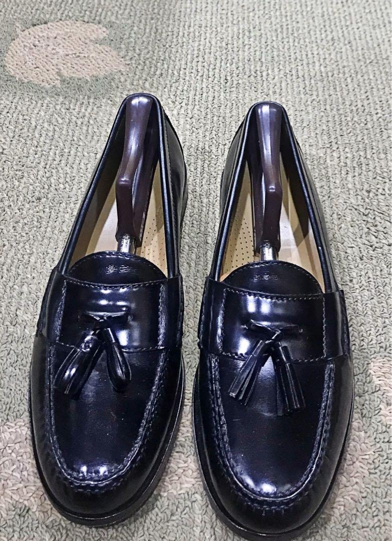 Cole Haan Black Tassel Loafers, Men's 