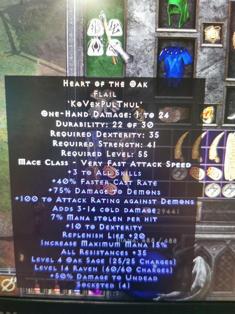 D2R HOTO heart of the oak build your own runeword pack diablo 2