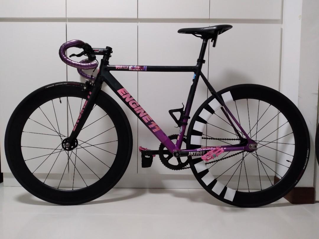 Engine 11 Vortex Frame With Pink Deacl Sports Equipment Bicycles Parts Parts Accessories On Carousell