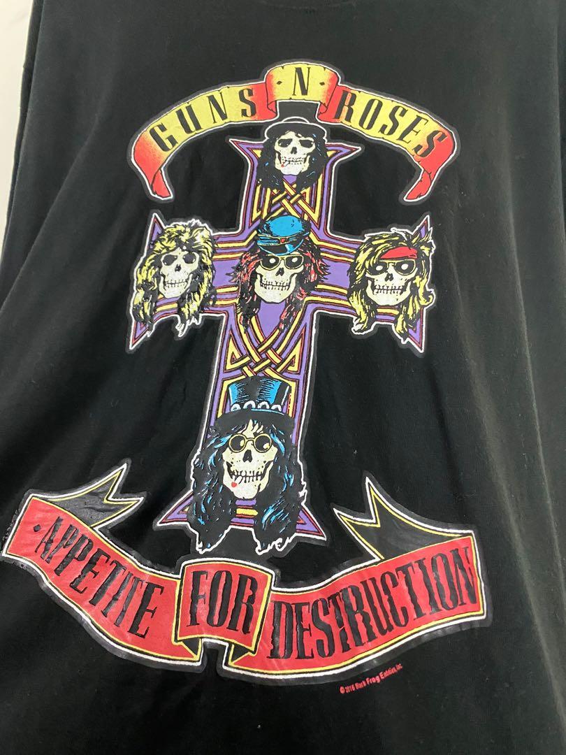 Fear Of God FOG Guns N' Roses Boxy Shirt, Men's Fashion, Tops ...