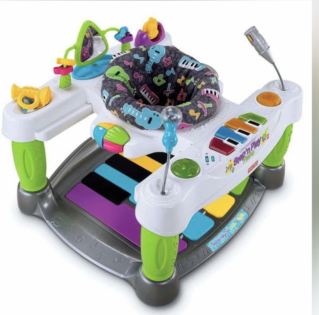 Fisher Price Little Superstar Step n Play Piano walker jumper