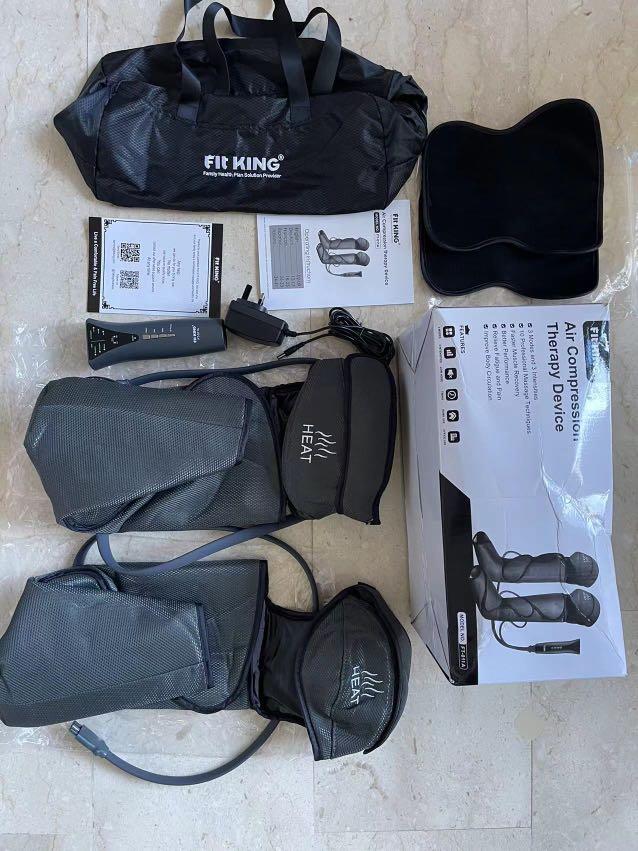 Fit King Air Compression Therapy Device Leg and Foot Massager, Health