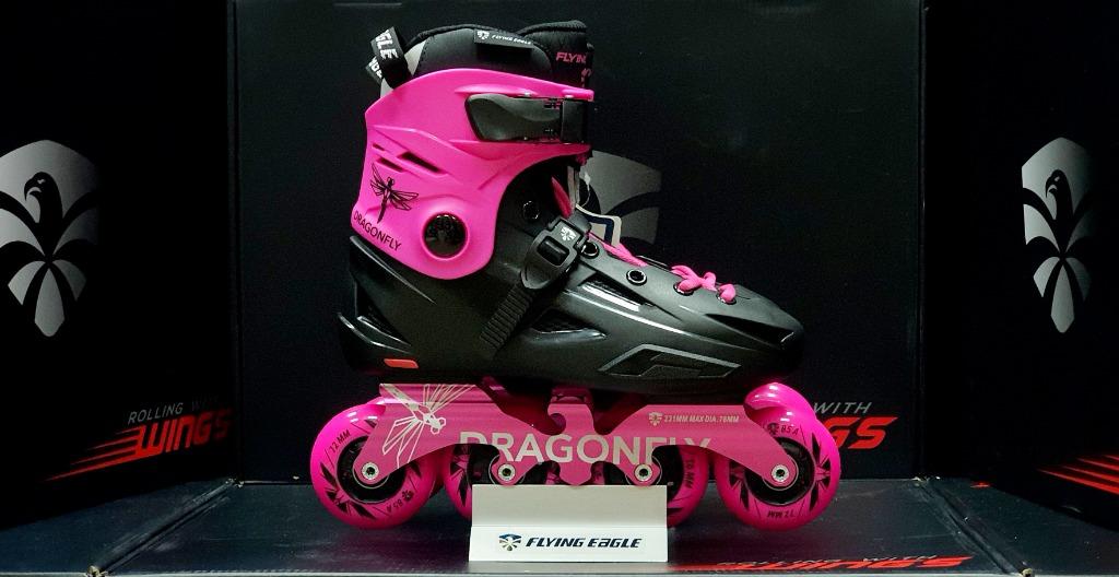 Flying Eagle Skate F3 Dragonfly (Pink), Sports Equipment, Sports & Games,  Skates, Rollerblades & Scooters on Carousell