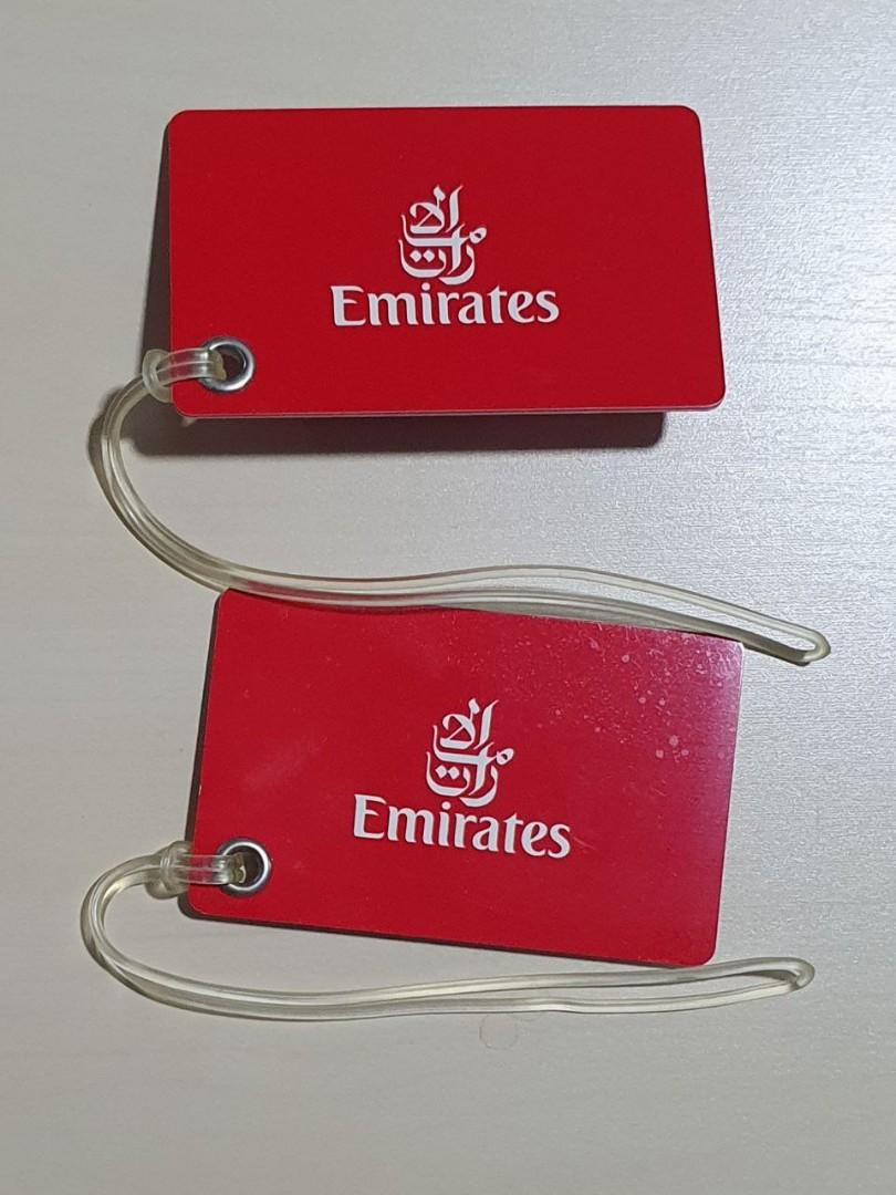 FREE ITEM Emirates Bag / Luggage Tags, Hobbies & Toys, Travel