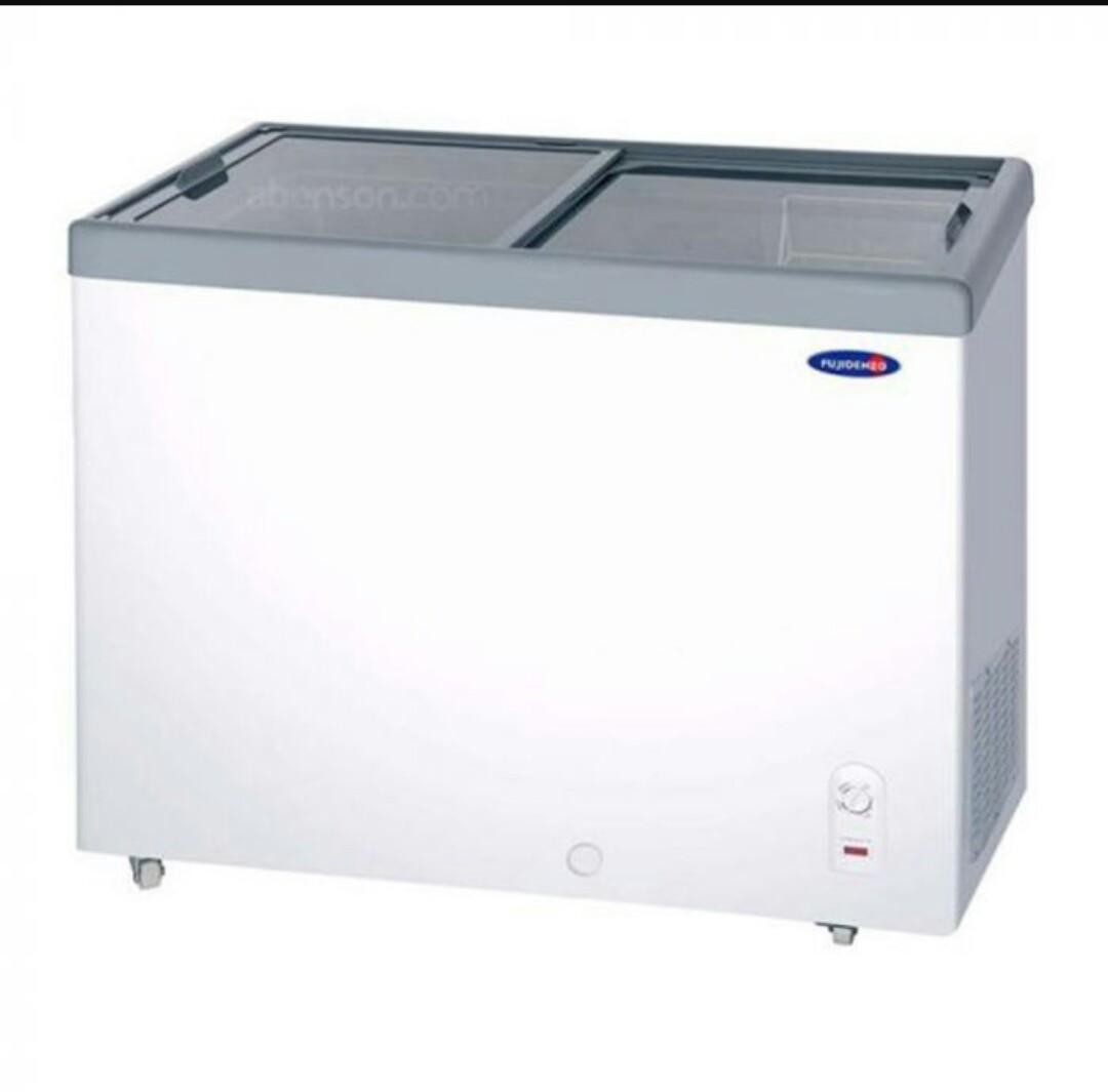 Fujidenzo Sliding Glass Top Chest Freezer, TV & Home Appliances