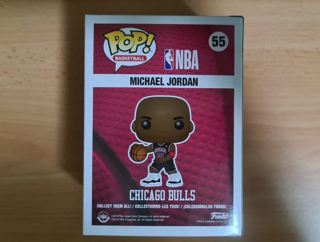 Pop! NBA Bulls Michael Jordan Vinyl Figure (Black Jersey) #55 Exclusive