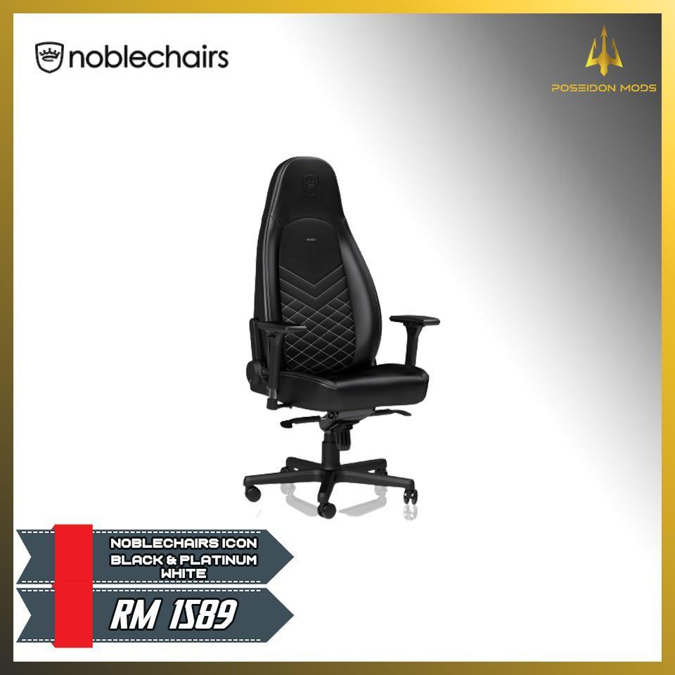 Noble chair icon discount black