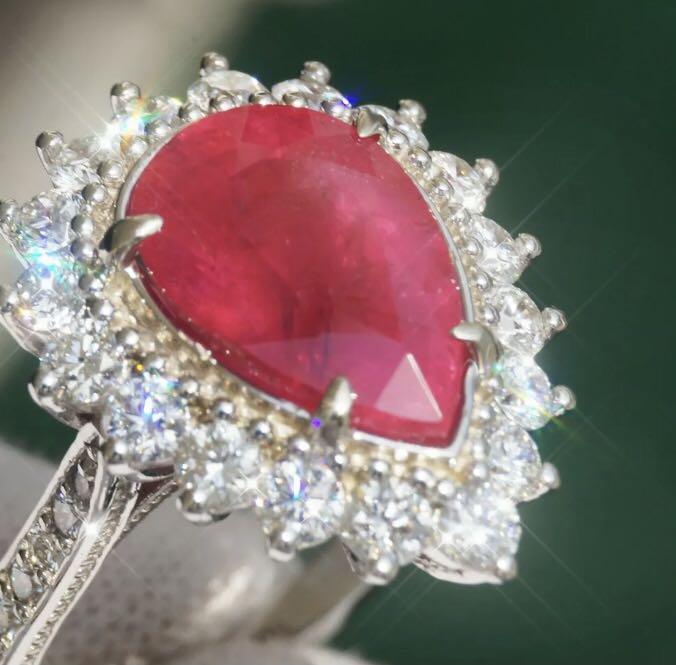 Pure discount red ruby