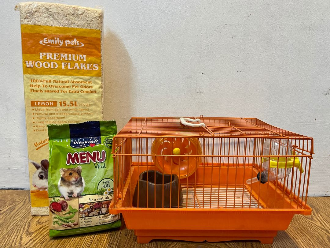 HAMSTER Cage Food Essentials Set Pet Supplies Homes Other Pet Accessories on Carousell
