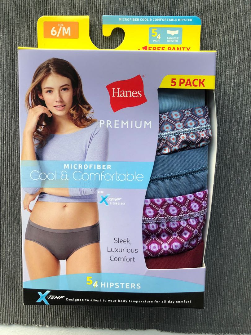 Hanes Hipster Panties, Women's Fashion, New Undergarments
