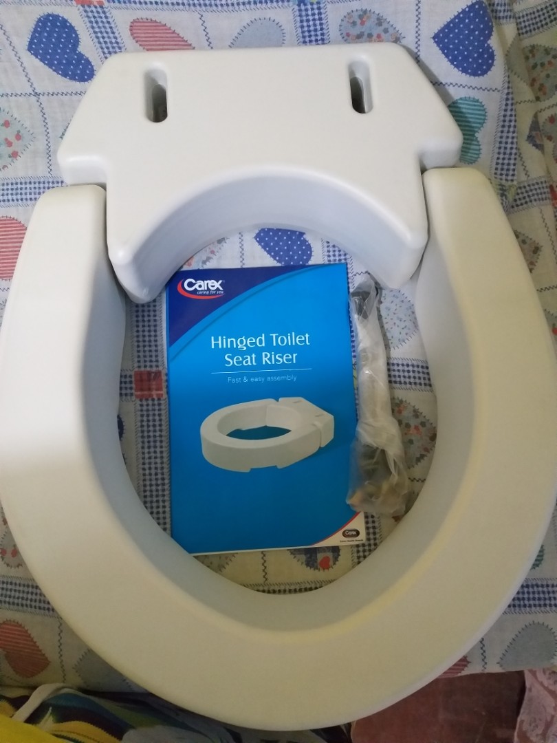 Hinged Toilet Seat Riser, Health & Nutrition, Assistive & Rehabilatory