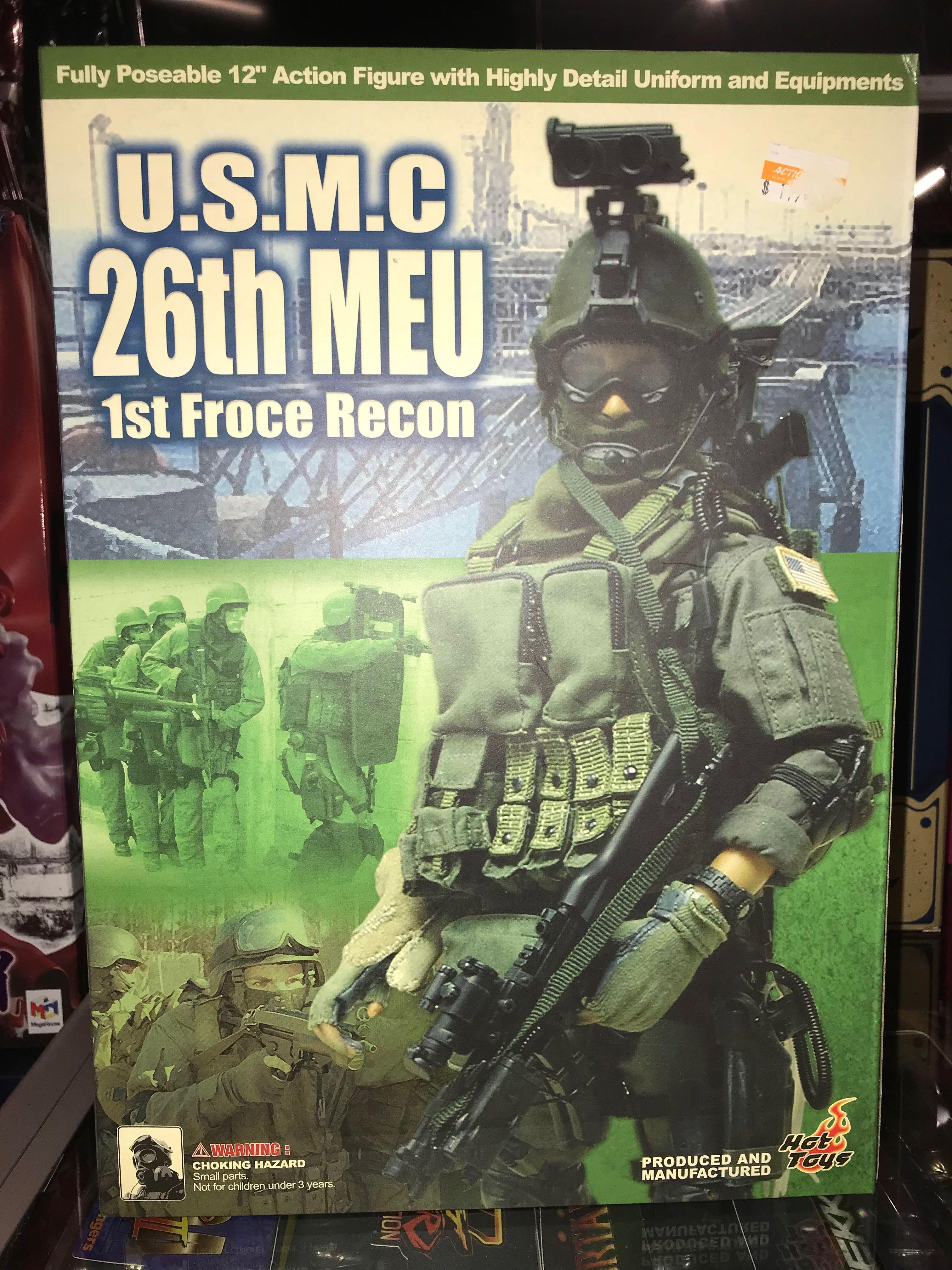 ホットトイズ•U.S.M.C 26th MEU 1st Froce Recno Hot Toys 1/6 Soldier u.s.m.c 26th MEU 1st Force Recon