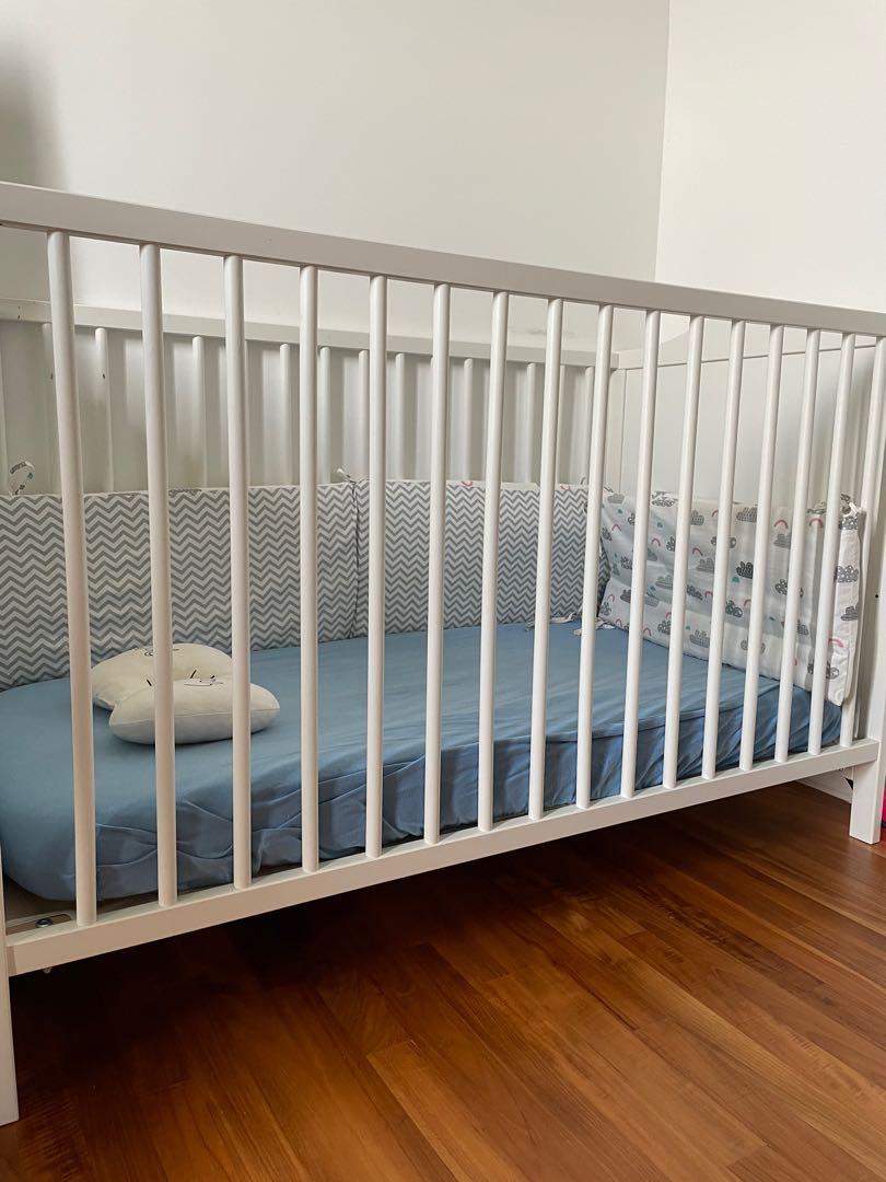 Ikea baby cot complete set, Babies & Kids, Baby Nursery & Kids