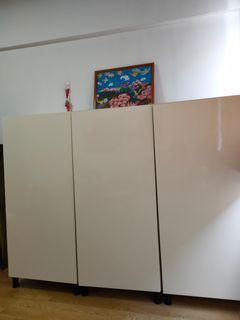Ikea besta cabinets