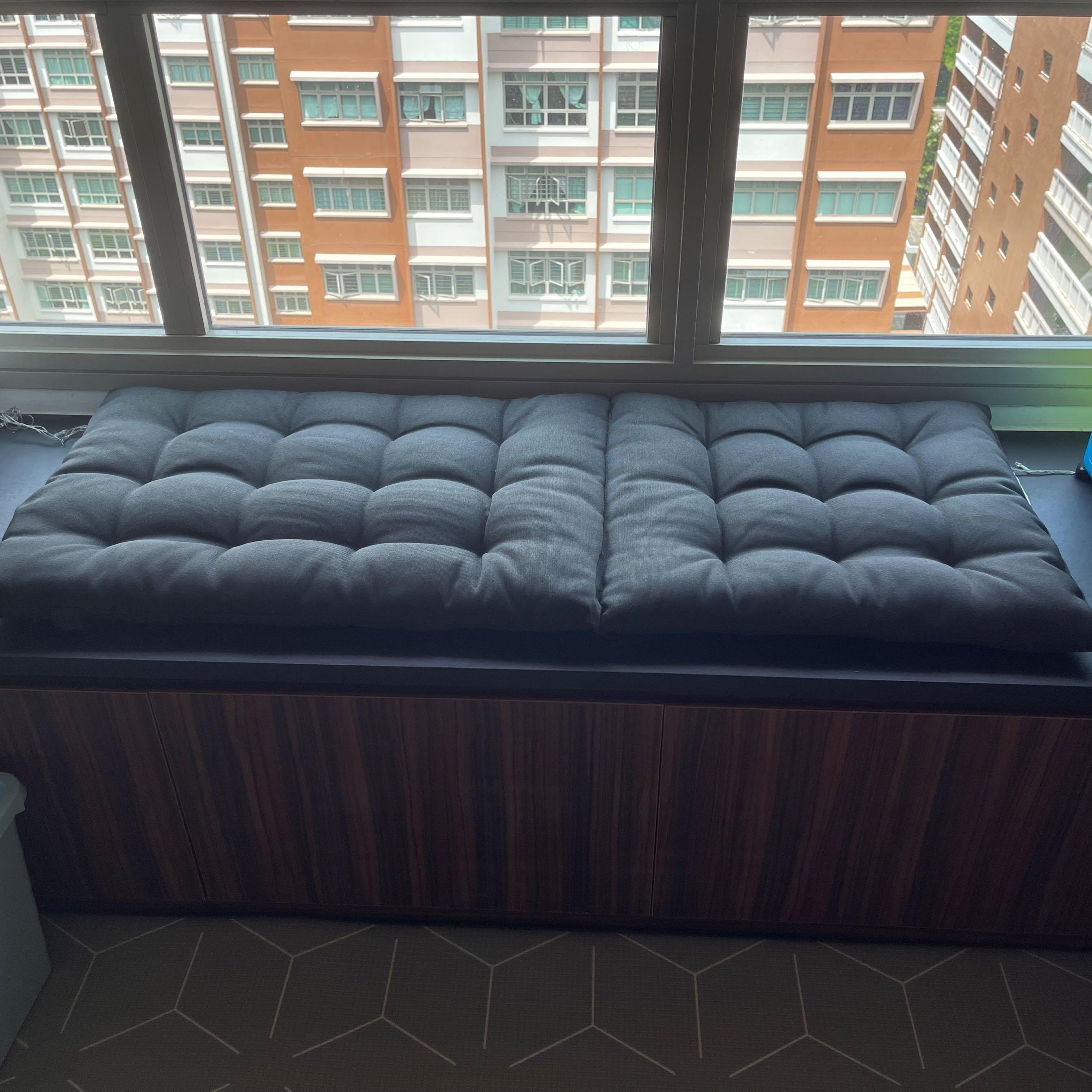 Ikea HALLO Sun lounger pad black