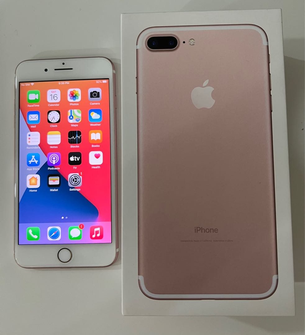 IPhone 7 Plus Rose Gold 128GB Mobile Phones Gadgets Mobile