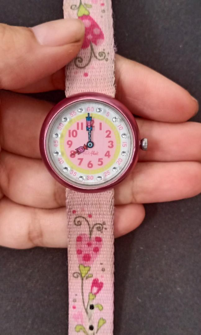 Jam flik flak swiss made Bayi Anak Baju Anak Perempuan 8 hingga 12 tahun di Carousell