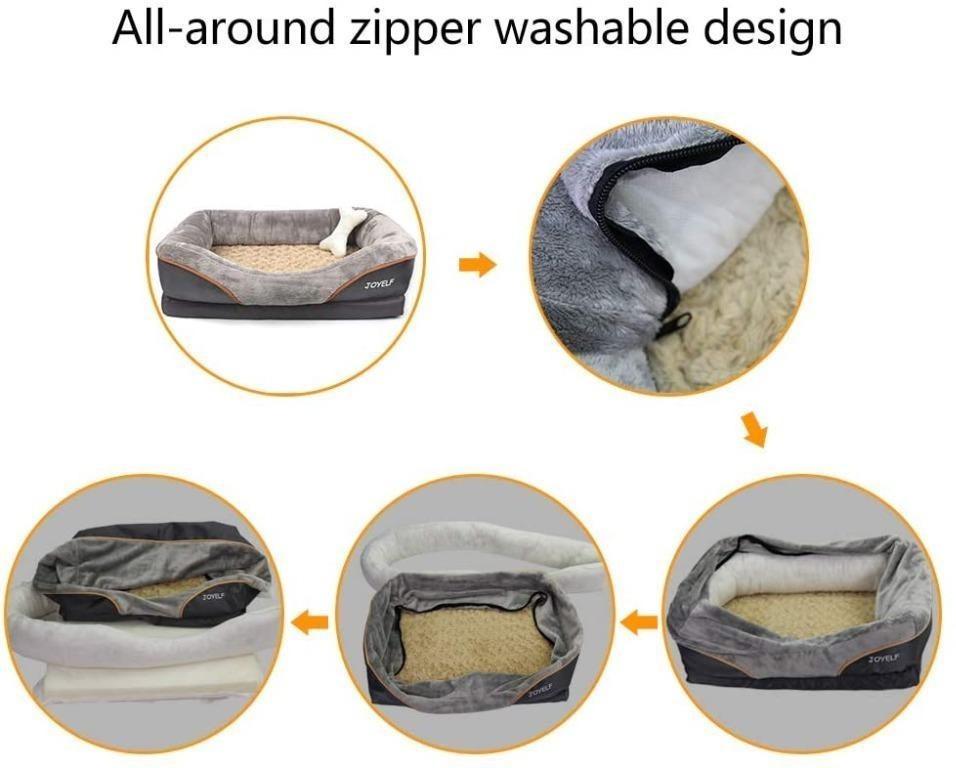 JOYELF Memory Foam Dog Bed Small Orthopedic Dog Bed & Sofa with