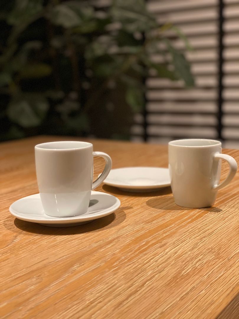 Jura Espresso Cups and saucers, Furniture & Home Living, Kitchenware
