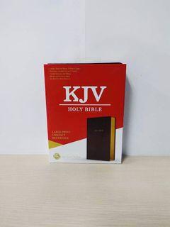 KJV Large Print Compact Reference Bible (burgundy leather)