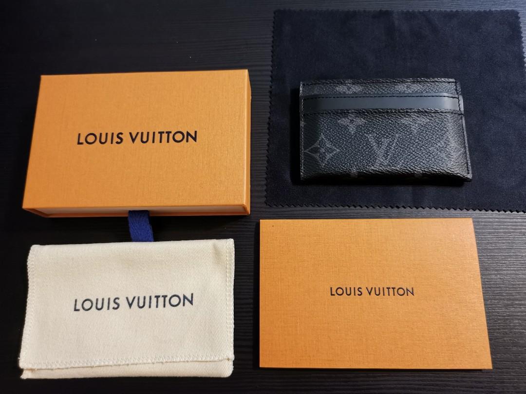 Louis Vuitton double card holder, Men's Fashion, Watches & Accessories