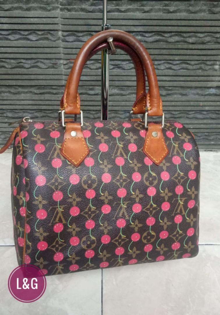 LV Cerises Speedy 25, Barang Mewah, Tas \u0026 Dompet di Carousell