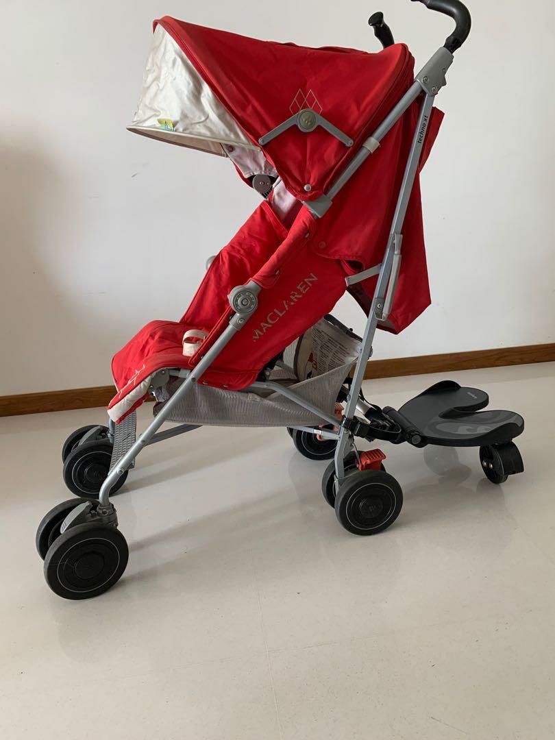 Maclaren techno xt stroller with buggy board Babies Kids Going