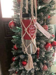 Macrame tumbler holder