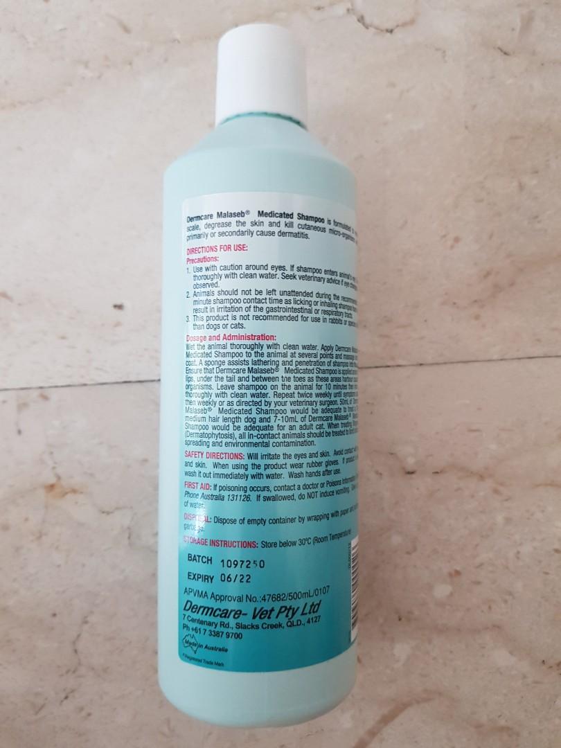 Malaseb Medicated shampoo 500ml, Pet Supplies, Health & Grooming on