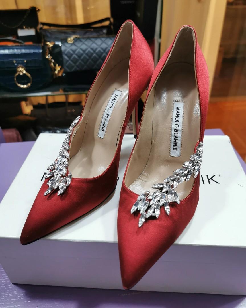 Manolo blahnik nadira red shop
