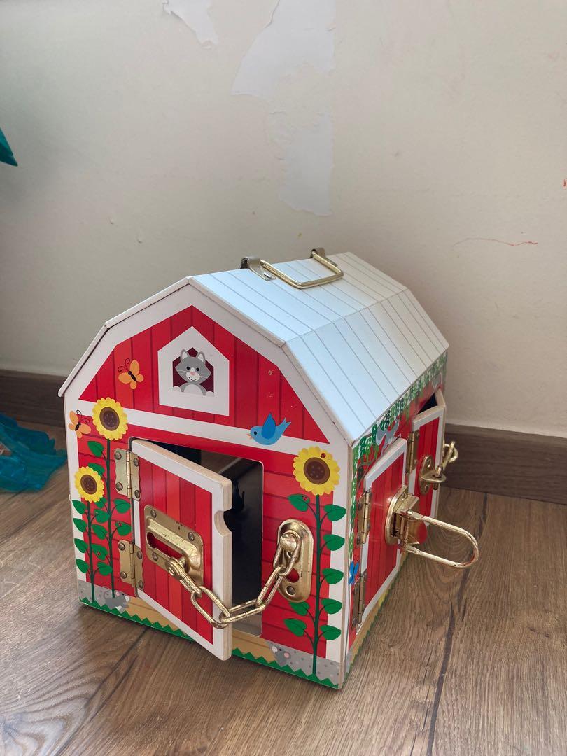 Melissa & Doug Latches Barn Toy, Hobbies & Toys, Toys & Games on Carousell